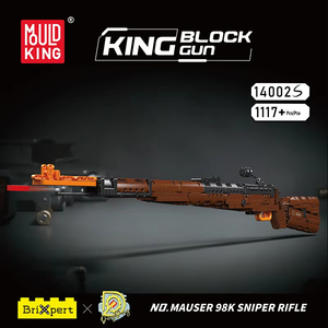 Mould King 14002s Blocchi Creativi Modello Fucile 98K, Kit di Montaggio Arma Giocattolo, 1025 Pezzi - Product Image 1