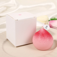 Bougies de pêche aux fruits faites à la main personnalisées décoration de la maison pêche juteuse rose mignonne
