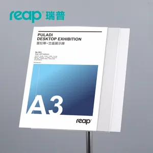 Reap Deluxe A3 Poster Stand Display With Acrylic Board For Hotel/store