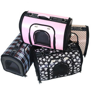 Venta al por mayor de moda Oxford perro mochila cuidadosamente seleccionado portátil plegable bolsa de viaje para perros pequeños gatos elegante mascota - Product Image 6
