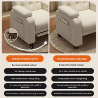 Chaise d'ordinateur simple et fonctionnelle pour la maison, le bureau, le paresseux, le dossier inclinable, pour le salon, le jeu de café Internet