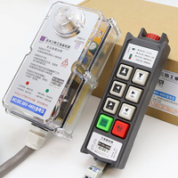 Control Remoto Inalámbrico de 6 Teclas de Velocidad Única con Bloqueo para Grúa y Camión Bomba de Concreto, con Tecnología Anti-Interferencia por Salto de Frecuencia