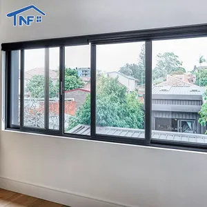 Aluminum Frame Glass Windows With Cheap Price NF Latest Simple Design Aluminum Sliding House Window