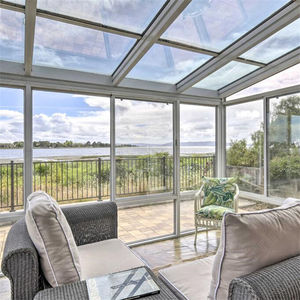 Vente chaude extérieur jardin Villa balcon en alliage d'aluminium personnalisable <span class=keywords><strong>vent</strong></span> et étanche à la neige Sun Room - Product Image 1