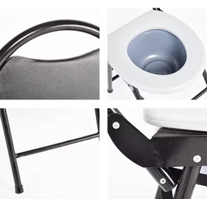 Tabouret pliant pour personnes âgées et maternité, siège de toilette portable pour personnes handicapées, chaise de position accroupie pour la rééducation et les soins à domicile - Product Image 6
