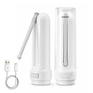 ปืนฉีดชำระแบบพกพา 180 มล. ชาร์จผ่าน USB ได้ สะดวก ใช้งานง่าย รุ่น 180 °   หัวฉีดปรับได้ IPX6 สำหรับการดูแลระหว่างการเดินทาง - Product Image 1