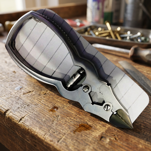ASAP Coupe-ongles professionnel de haute qualité à long manche en acier inoxydable, instrument de pédicure robuste à large ouverture de mâchoire - Product Image 3