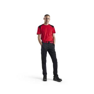 BLAKLADER - 337910425699XS Camiseta Rojo/Negro-EAN 7330509604045 CAMISETAS Y POLOS DE TRABAJO - Product Image 3