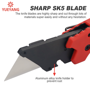 <span class=keywords><strong>Couteau</strong></span> utilitaire de travail multi-outils YUEYANG avec clip de <span class=keywords><strong>ceinture</strong></span> durable et ouvreur <span class=keywords><strong>intégré</strong></span> lame supplémentaire SK5 pour la coupe de bricolage - Product Image 2