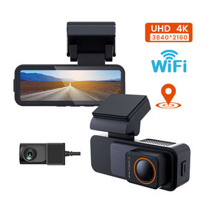Caméra embarquée double 4K avant et arrière, rétroviseur intelligent avec moniteur, DVR de voiture, WiFi, GPS, vision nocturne, caméra de recul 1080P pour camion - Product Image 2