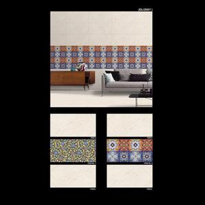 Carreaux muraux en céramique brillante pour hall et salle de bain, motif floral unique, 300x600mm - Product Image 3