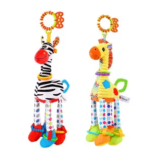 Jollybaby Baby Pluche Bed Wieg Hangend Speelgoed Rustgevende Giraffe Met Muzikale Tandjes Speelgoed Voor Kinderwagen