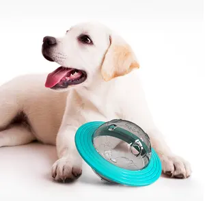 La migliore vendita Slow Feeder Dog interactive IQ Training Food Leaky Toys UFO per Pet Cat Dog