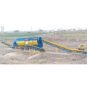 Vente chaude Trommel à trois étages Machine de gestion des déchets Heavy Duty Eco Friendly Organic Composting Treatment Metal - Product Image 1