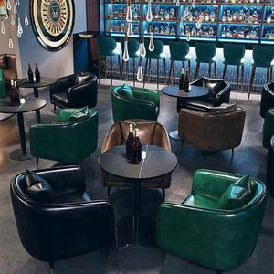 Bar rétro de luxe, canapé lounge, table et chaise, whisky, musique, bar à manger, banquette, café, ensemble table et chaise individuels - Product Image 3