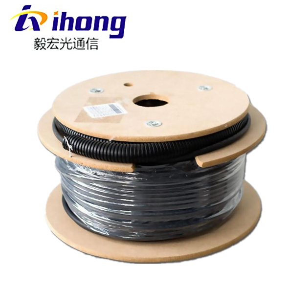 4 Core with Wooden Cable Reel Fiber Optical Armored Cable