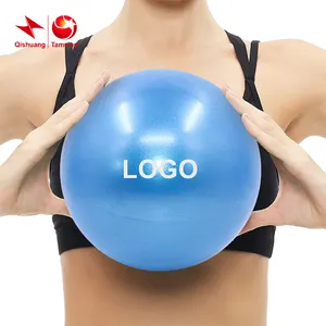 Équipement de fitness de yoga avec logo personnalisé, balle de pilates de 25cm, petite mini balle de yoga en PVC anti-éclatement et écologique