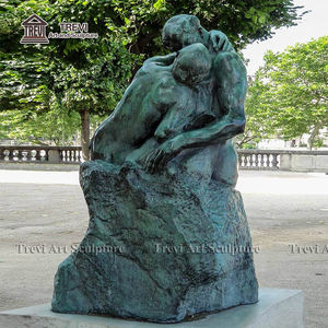Antiguo fundido famoso artista trabajo Rodin el beso <span class=keywords><strong>escultura</strong></span> <span class=keywords><strong>de</strong></span> bronce - Product Image 6