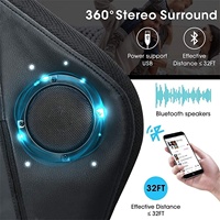 Massage complet Haut-parleurs de soutien lombaire Musique Ergonomique Sillas Gamer Pro Led Chaise de jeu Lumières RVB Chaise de jeu avec haut-parleurs