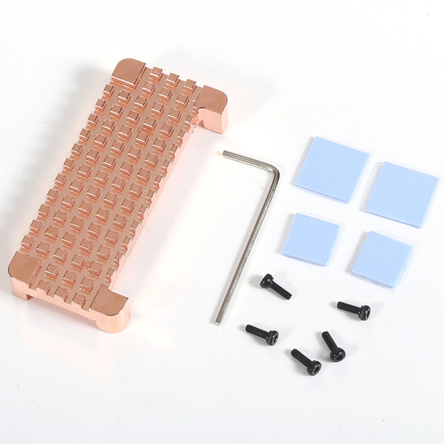 Aismartlink Raspberry Pi Zero Pure Copper Case, Full Copper Heatsink Enclosure for Pi Zero W/2W (Protective & Cooling)