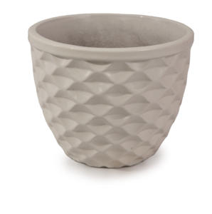 Pot de fleurs en céramique personnalisable OEM, style américain moderne, respirant, sur pied - Product Image 2