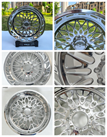 Jantes en alliage forgées concaves polies FANXI 22x12 24x14 24x12 26x12 26x14 26x16 sur mesure 8x180 6x5.5 5x5.5 5x120 pour camion