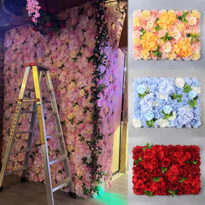 <span class=keywords><strong>Décoration</strong></span> <span class=keywords><strong>murale</strong></span> <span class=keywords><strong>de</strong></span> fleurs artificielles pour mariages en intérieur - Arrangement <span class=keywords><strong>de</strong></span> fleurs artificielles personnalisable, design <span class=keywords><strong>de</strong></span> rose et <span class=keywords><strong>de</strong></span> plante verte, sans matériau - Product Image 2
