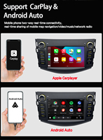 Lecteur multimédia automobile Android 15 de 7 pouces pour Toyota RAV4 2006-2012 avec WiFi, CarPlay sans fil, navigation GPS automatique, DSP, radio et audio