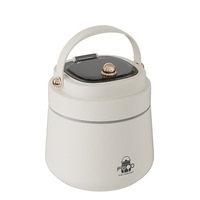 Boîte à bento isotherme personnalisée en acier inoxydable 304 de 1200 ml, style japonais, double paroi, qualité alimentaire