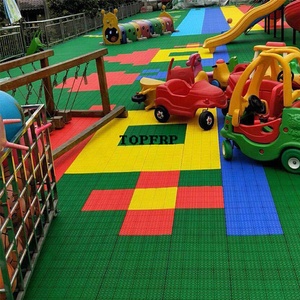 <b>Plastic</b> Interlocking Outdoor Floor <b>Tiles</b> for Playground - Product Image 6