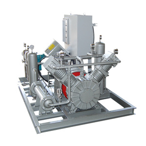 Compresor de dióxido de carbono pequeño, de frecuencia variable, sin aceite, con lubricación, tipo refrigerado por aire con correa - Product Image 3