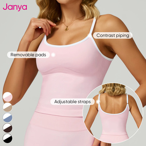 Conjunto Deportivo Janya para Mujer de Leggings de Cintura Alta y Sujetador de Fitness, Nuevo Traje de Ropa Deportiva con Bloques de Color sin Costuras de 2 Piezas para Gimnasio y Yoga - Product Image 5