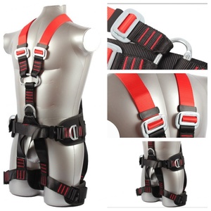 Arnés de Seguridad de Cinco Puntos para Electricistas Europeos, con Almohadilla Roja en la Cintura, Cinturón de Seguridad, Protección Contra Caídas - Product Image 4