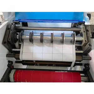 Full Auto Narrow Label Rotary Die Cutting Machine Die Cutter With Slitter