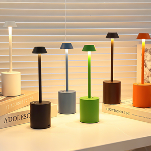 USB có thể sạc lại <span class=keywords><strong>LED</strong></span> bảng ánh sáng hiện đại đèn cảm ứng cho trong nhà & Ngoài trời Cone Shade phòng ngủ nhà không dây nhà hàng quán bar - Product Image 6