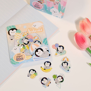 Некони пышные Стикеры для фестиваля сакуры эстетические наклейки оригинальные наклейки для кошек панда корги наклейки для животных - Product Image 3