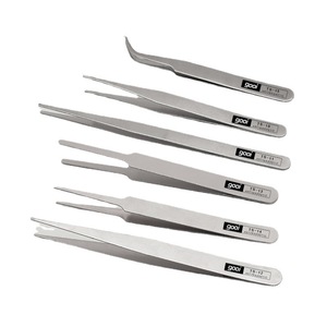 Blister tweezers, Gooi tweezers, stamp <b>clips</b>, electronics repair tweezers, nail art/journaling tool <b>clips</b>, stainless steel - Product Image 2