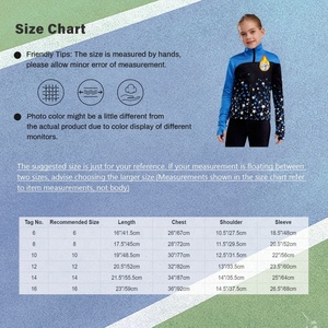 Sweat-shirt de patinage artistique pour filles de 6 à 16 ans, veste d'extérieur pour la gymnastique, la danse, l'entraînement, la compétition de patinage sur glace - Product Image 6