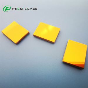 Miroir de protection en verre optique FELIX avec revêtement doré - Product Image 1