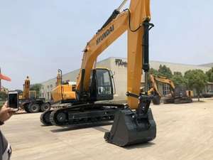Excavadora sobre orugas usada Hyundai 215 de 22 toneladas de alta calidad, excavadora sobre orugas Hyundai R215 de Corea del Sur a la venta - Product Image 3
