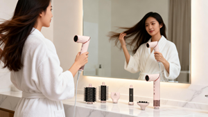 90 °   Secador <span class=keywords><strong>de</strong></span> <span class=keywords><strong>Pelo</strong></span> Plegable con Motor <span class=keywords><strong>de</strong></span> Corriente Continua, Ajuste <span class=keywords><strong>de</strong></span> 4 Velocidades, Juego <span class=keywords><strong>de</strong></span> Herramientas <span class=keywords><strong>de</strong></span> Peinado 6 en 1, Rizadores, Cepillo Secador <span class=keywords><strong>de</strong></span> <span class=keywords><strong>Pelo</strong></span> - Product Image 6