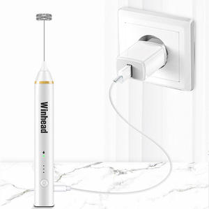 Yumurta Çırpıcı Süt Köpürtücü 2'si 1 Arada 3 Hızlı Ayarlanabilir El Mikseri Evde Kullanım Şarj Edilebilir Pil Çırpıcı Klasik Tasarım - Product Image 2