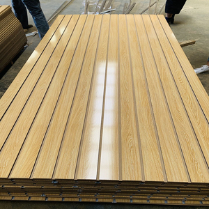 Pannelli <span class=keywords><strong>MDF</strong></span> Scanalati <span class=keywords><strong>18mm</strong></span> 4x8ft E1 Resistenti all'Umidità per Uso Interno in Supermercati - Product Image 6