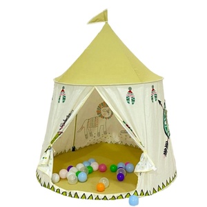 Estilo INS interior pequeña <span class=keywords><strong>tela</strong></span> suave juguete indio Castillo tienda juego <span class=keywords><strong>casa</strong></span> para niños Unisex 80x80x80cm al por mayor - Product Image 1