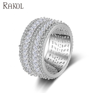 RAKOL RP241 Silver <b>Cheap</b> Men and Women <b>Ring</b> - Product Image 1
