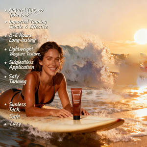 OEM crema abbronzante senza sole per crema invernale per il corpo burro lettino acceleratore crema autoabbronzante - Product Image 4