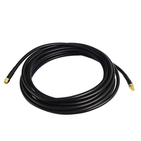 Kabel Ekstensi Antena TV Koaksial RG174 RG6 Kustom 6-Konduktor Konektor Male Female Low Loss DC~12.4GHz Impedansi Input 50