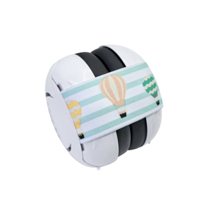 ABS penutup telinga bayi, ikat kepala lembut dapat diatur tahan lama elastis PU pengurangan kebisingan pelindung pendengaran headphone keamanan untuk - Product Image 3