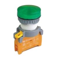 Lampe indicatrice LED multicolore en plastique 220Vac 24Vdc 22mm 25mm CRI 50 Durée de vie 10000h Base Ba9S 50 Lumens