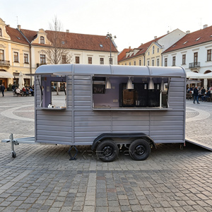 VIN Horse <b>Box</b> Truck Fully Equipped Burger OEM Coffee Cart Multi Functional Food <b>Trailer</b> - Product Image 1